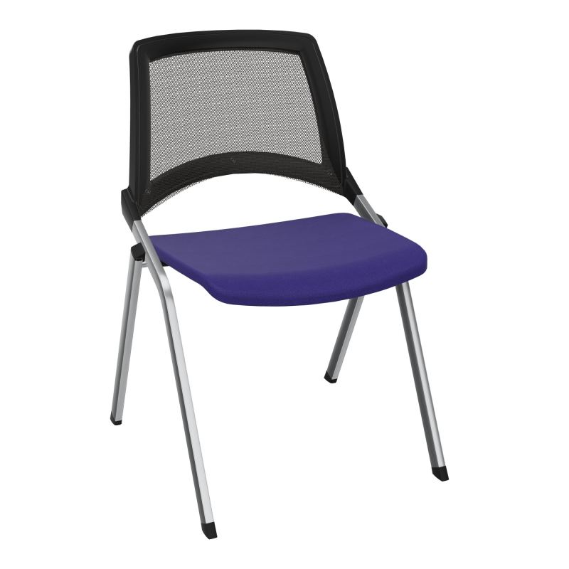 EMI CHAISE 4P FX DOS RESIL /ASS PIVOT TISSU SANS ACCOUDOIRS SANS ACCROCHE A3 SQ UH