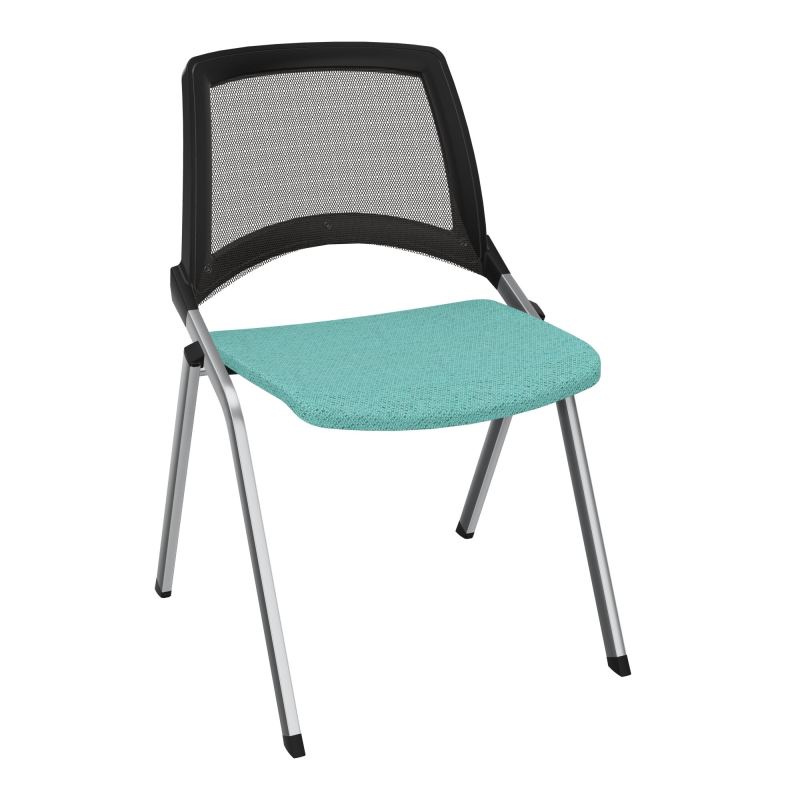 EMI CHAISE 4P FX DOS RESIL /ASS PIVOT TISSU SANS ACCOUDOIRS SANS ACCROCHE UH BG SQ