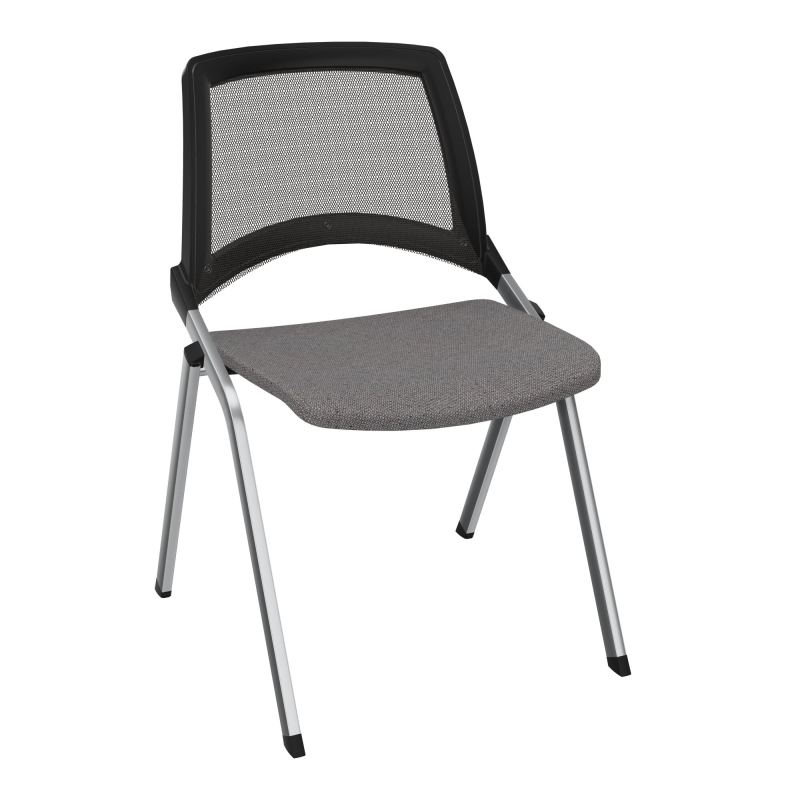 EMI CHAISE 4P FX DOS RESIL /ASS PIVOT TISSU SANS ACCOUDOIRS SANS ACCROCHE UH BN SQ