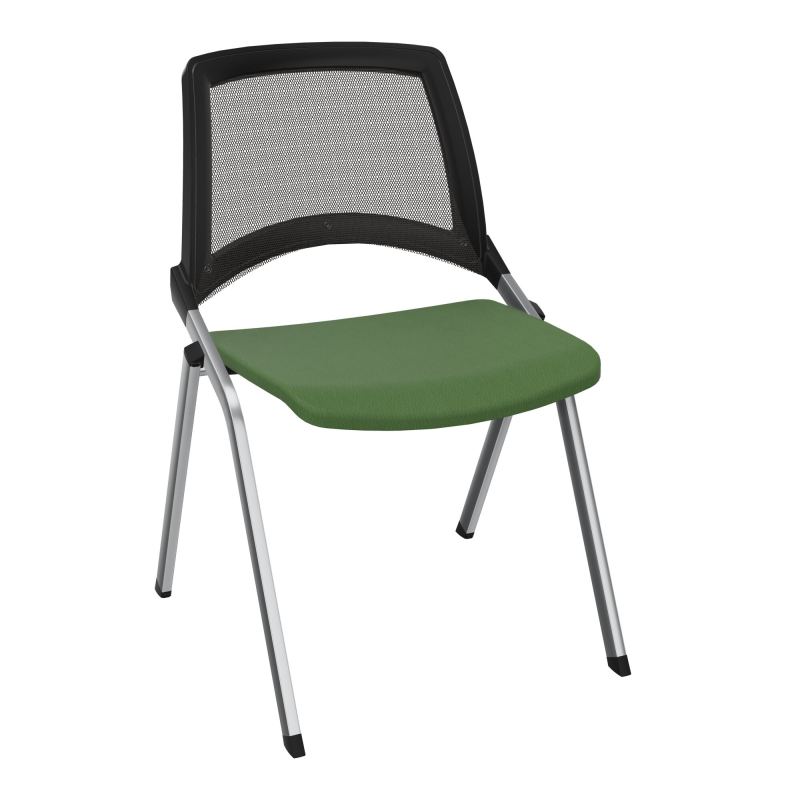 EMI CHAISE 4P FX DOS RESIL /ASS PIVOT TISSU SANS ACCOUDOIRS SANS ACCROCHE UH CE SQ