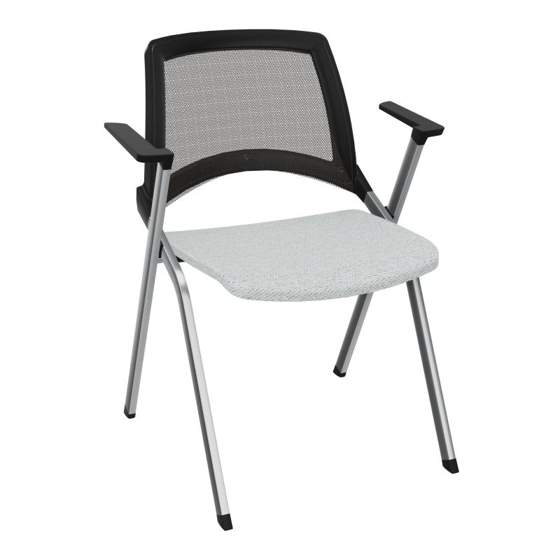 EMI CHAISE 4P FX DOS RESIL /ASS PIVOT TISSU AVEC ACCOUDOIRS SANS ACCROCHE UH BC SQ