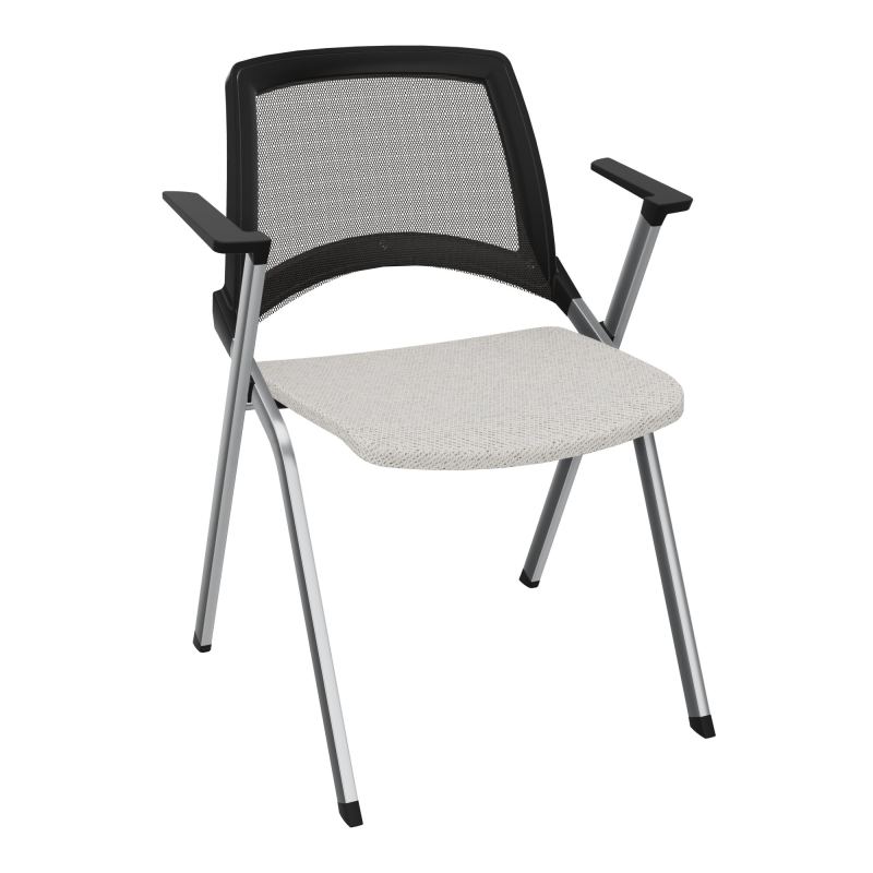 EMI CHAISE 4P FX DOS RESIL /ASS PIVOT TISSU AVEC ACCOUDOIRS SANS ACCROCHE UH BM SQ