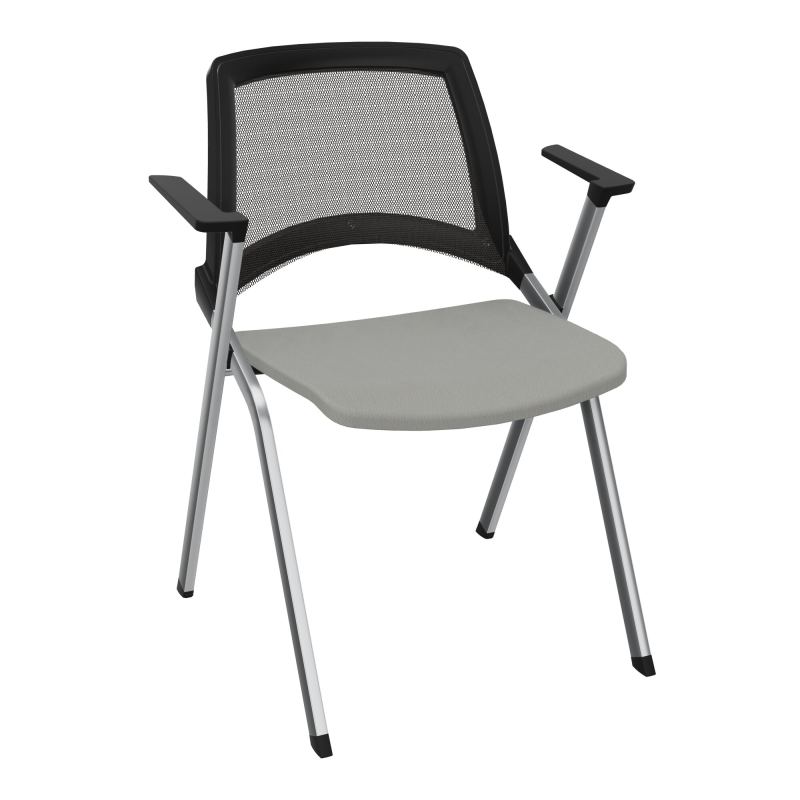 EMI CHAISE 4P FX DOS RESIL /ASS PIVOT TISSU AVEC ACCOUDOIRS SANS ACCROCHE UH CA SQ