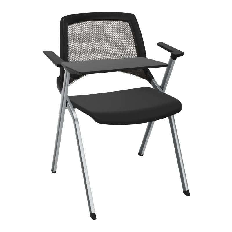 EMI CHAISE 4P FX DOS RESIL /ASS PIVOT TISSU AVEC ACCOUDOIRS+TABLETTE A DROITE UH CB SQ