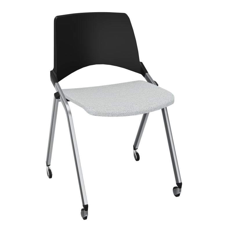 EMI CHAISE 4P RLT DOS POLYP / ASS PIVOT TISSU SANS ACCOUDOIRS SANS ACCROCHE PU BC SQ