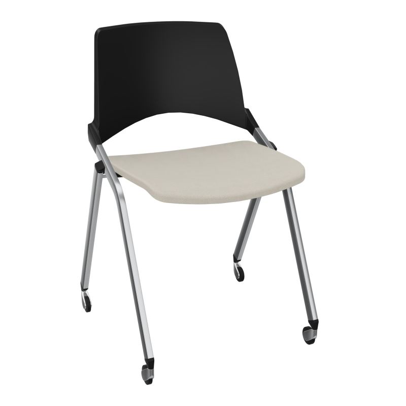 EMI CHAISE 4P RLT DOS POLYP / ASS PIVOT TISSU SANS ACCOUDOIRS SANS ACCROCHE PU E5 SQ