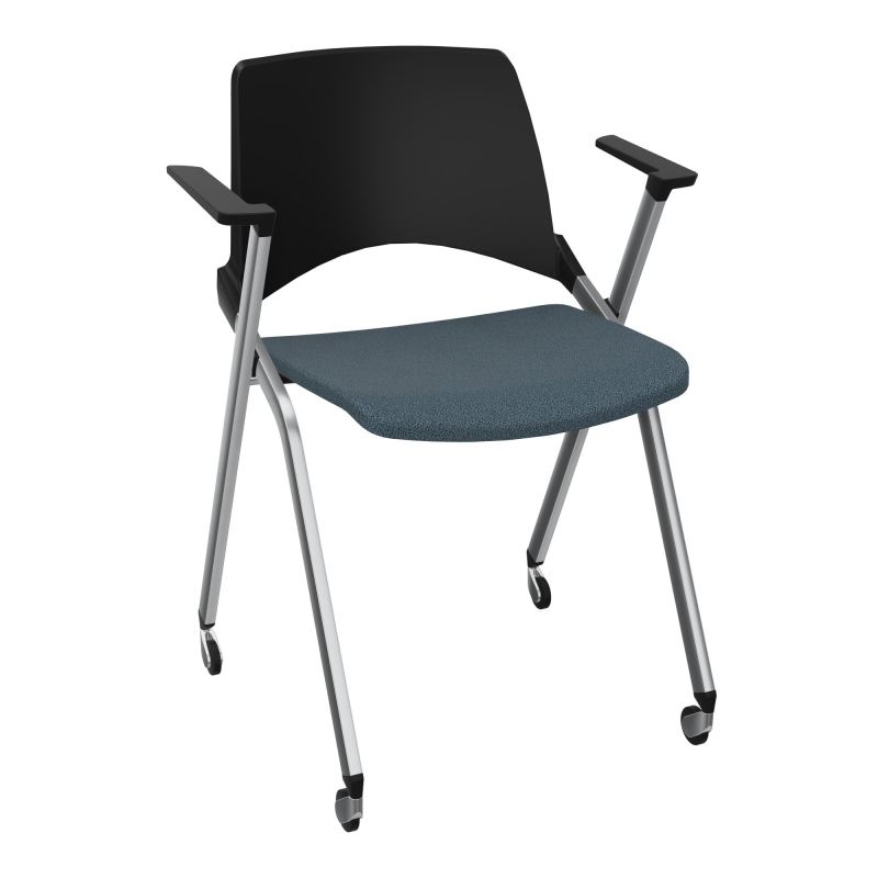 EMI CHAISE 4P RLT DOS POLYP /ASS PIVOT TISSU AVEC ACCOUDOIRS SANS ACCROCHE KA SQ PU