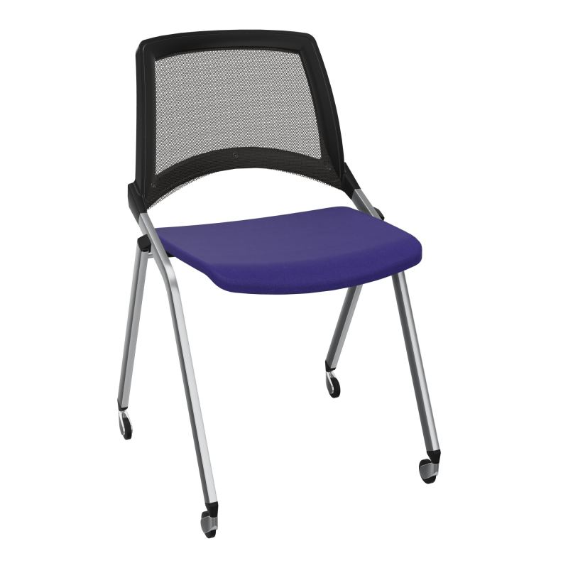EMI CHAISE 4P RLT DOS RESIL /ASS PIVOT TISSU SANS ACCOUDOIRS SANS ACCROCHE A3 SQ UH
