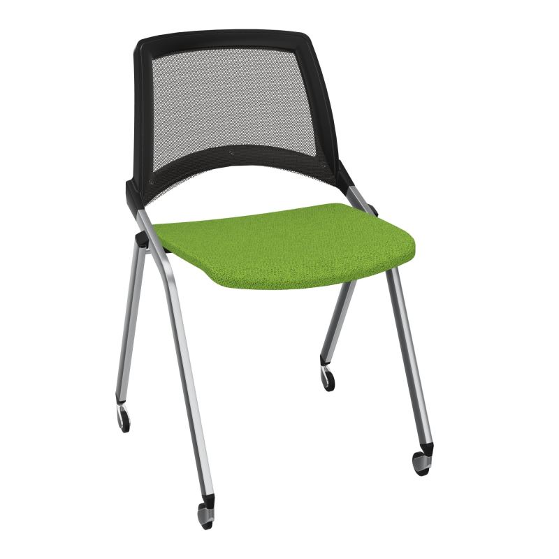 EMI CHAISE 4P RLT DOS RESIL / ASS PIVOT TISSU SANS ACCOUDOIRS SANS ACCROCHE UH BK SQ