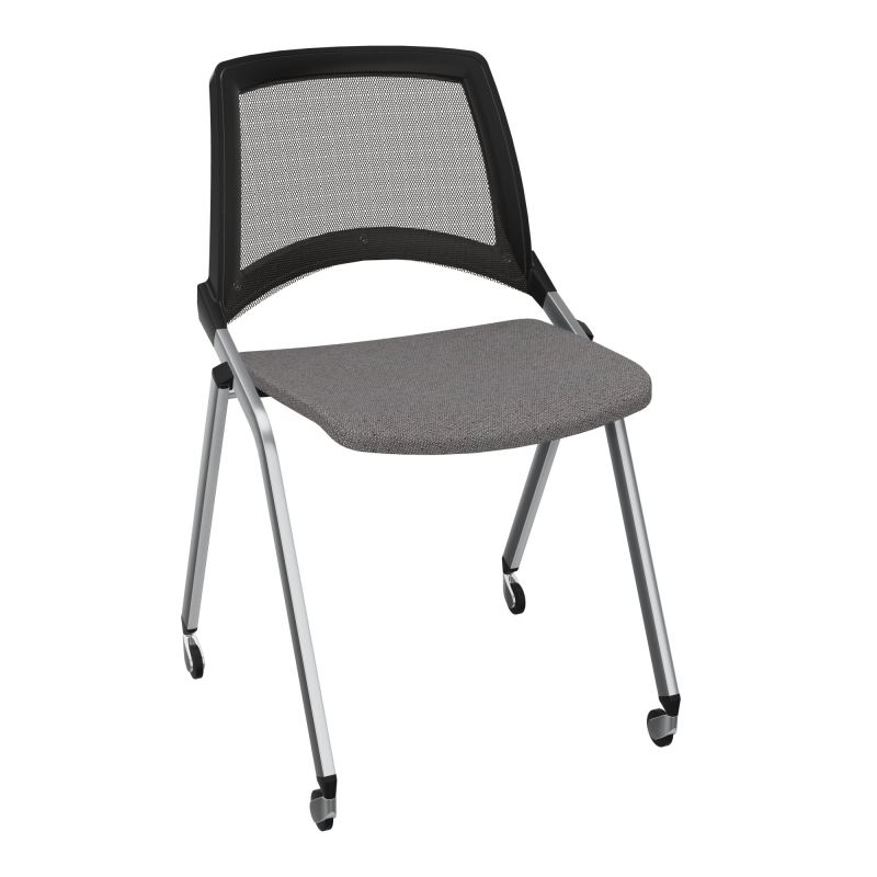 EMI CHAISE 4P RLT DOS RESIL / ASS PIVOT TISSU SANS ACCOUDOIRS SANS ACCROCHE UH BN SQ