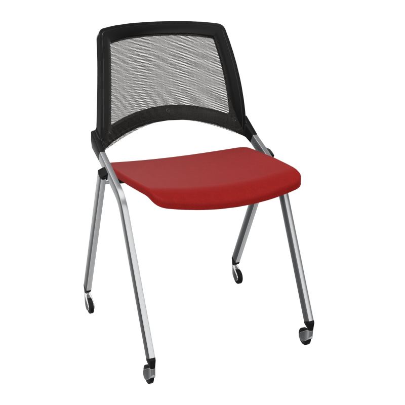 EMI CHAISE 4P RLT DOS RESIL / ASS PIVOT TISSU SANS ACCOUDOIRS SANS ACCROCHE UH E6 SQ