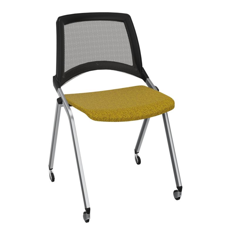 EMI CHAISE 4P RLT DOS RESIL / ASS PIVOT TISSU SANS ACCOUDOIRS SANS ACCROCHE UH E9 SQ