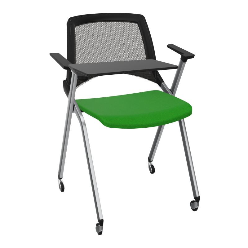 EMI CHAISE 4P RLT DOS RESIL /ASS PIVOT TISSU AVEC ACCOUDOIRS+TABLETTE A DROITE A1 SQ UH