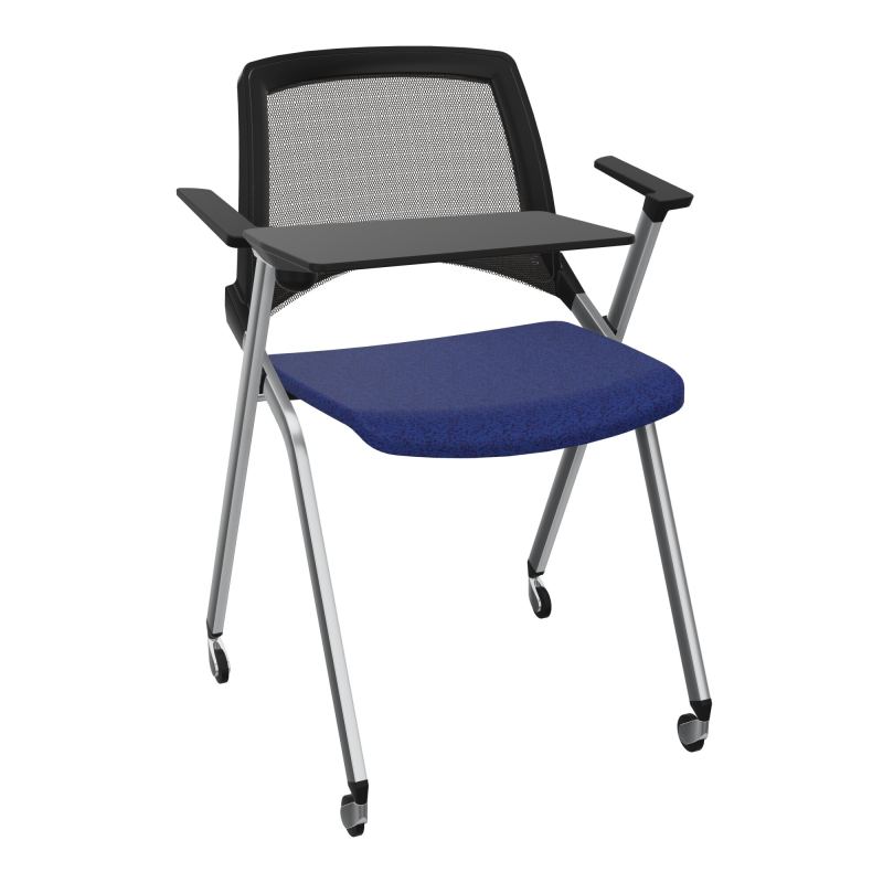 EMI CHAISE 4P RLT DOS RESIL /ASS PIVOT TISSU AVEC ACCOUDOIRS+TABLETTE A DROITE B6 SQ UH