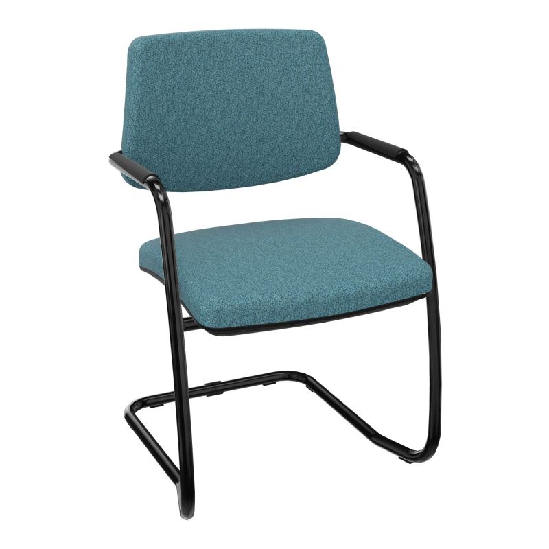 ISABEL LOT 2 CHAISES LUGE BAS DOSSIER TISSU B4 SG