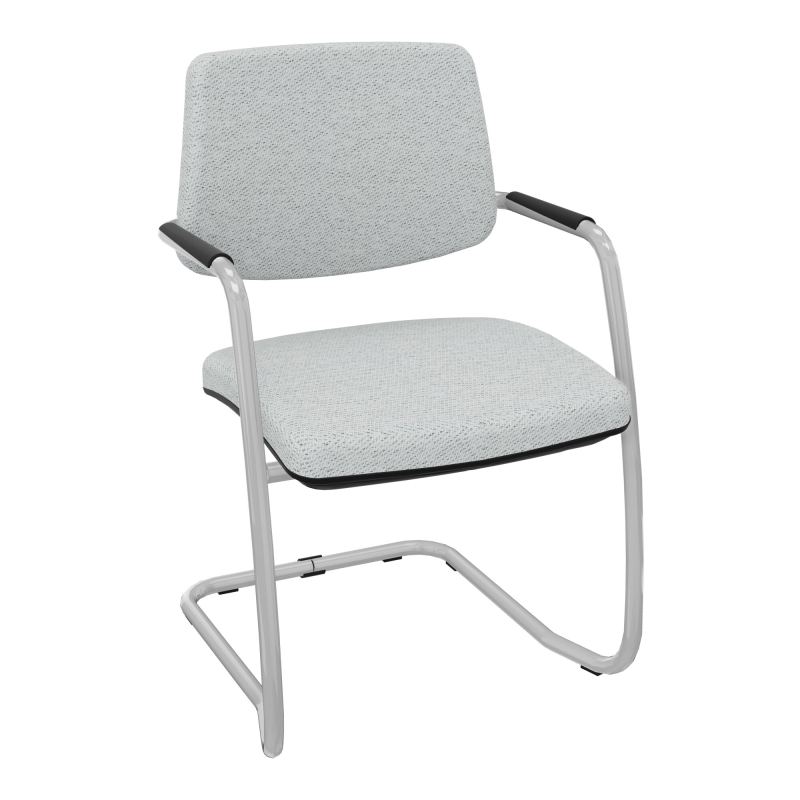 ISABEL LOT 2 CHAISES LUGE BAS DOSSIER TISSU BC SB