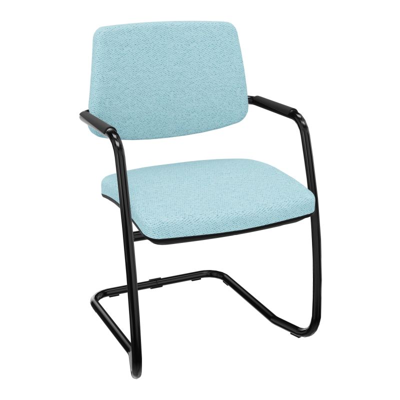 ISABEL LOT 2 CHAISES LUGE BAS DOSSIER TISSU BF SG