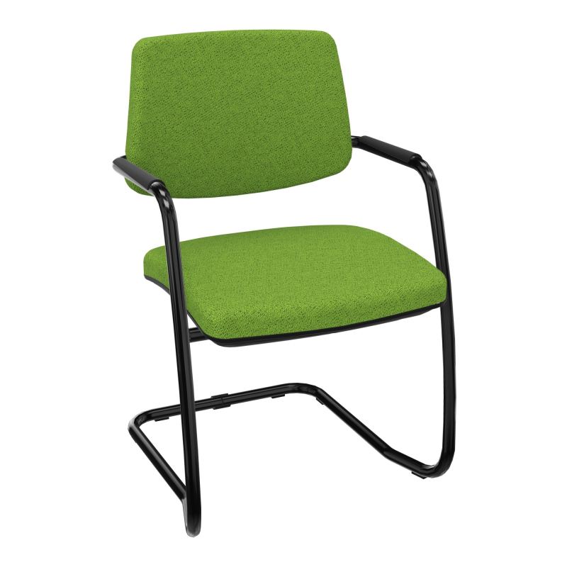 ISABEL LOT 2 CHAISES LUGE BAS DOSSIER TISSU BK SG