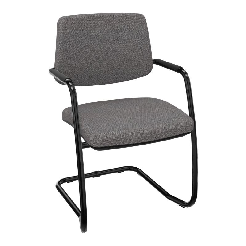 ISABEL LOT 2 CHAISES LUGE BAS DOSSIER TISSU BN SG