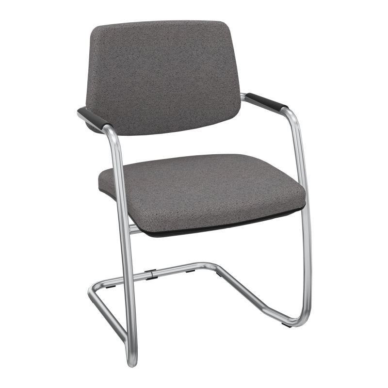 ISABEL LOT 2 CHAISES LUGE BAS DOSSIER TISSU BN SQ