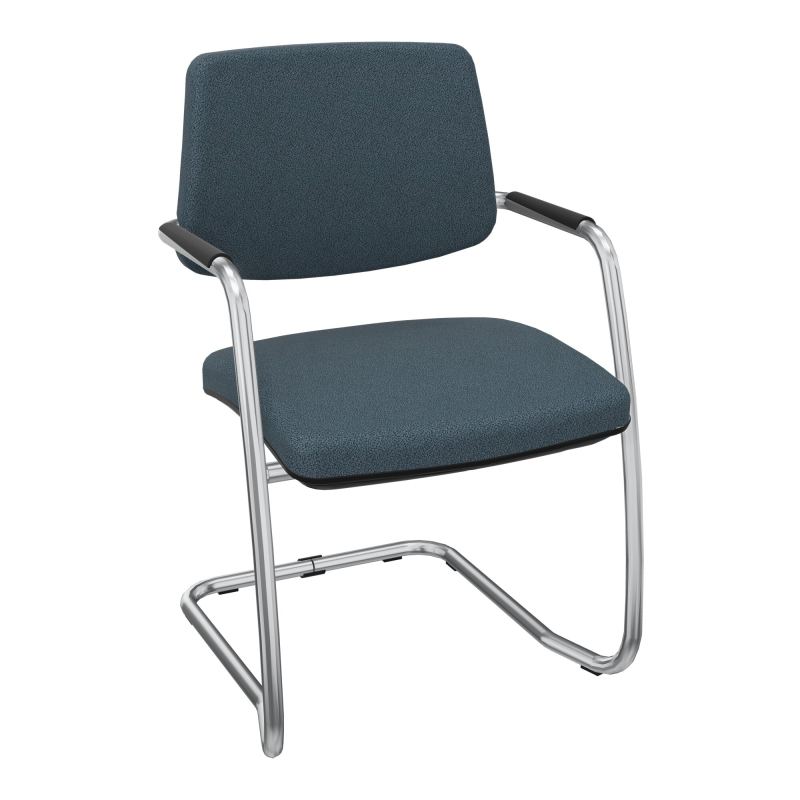 ISABEL LOT 2 CHAISES LUGE BAS DOSSIER TISSU KA SQ