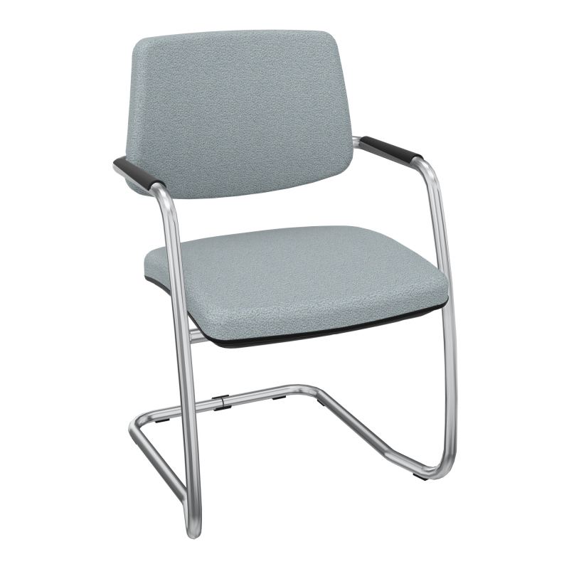 ISABEL LOT 2 CHAISES LUGE BAS DOSSIER TISSU KD SQ