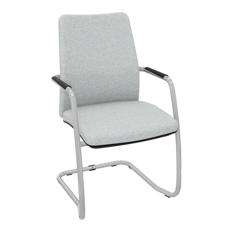 ISABEL LOT 2 CHAISES LUGE HAUT DOSSIER TISSU BC SB