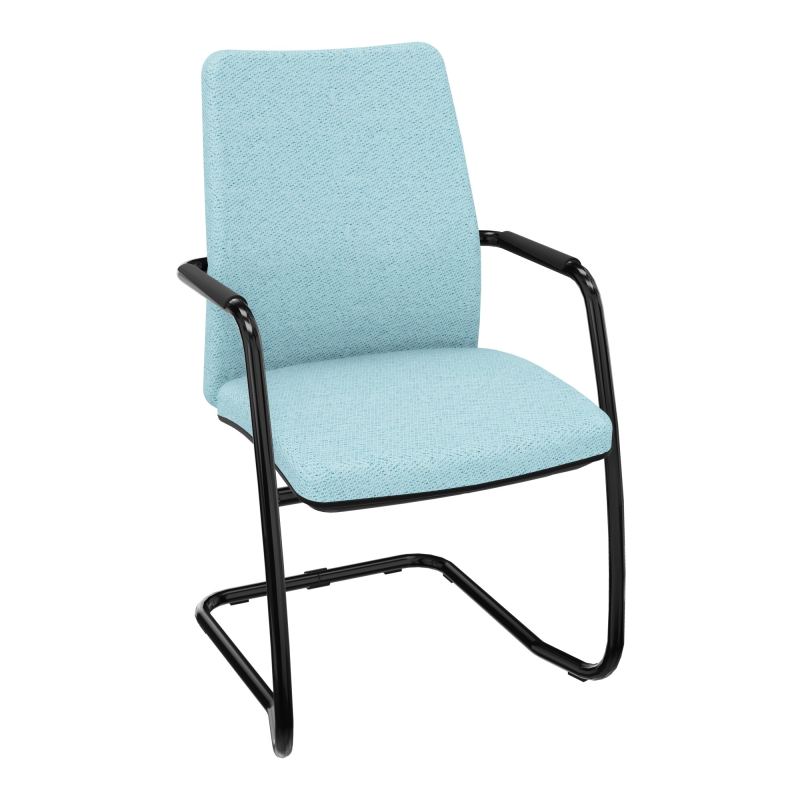 ISABEL LOT 2 CHAISES LUGE HAUT DOSSIER TISSU BF SG