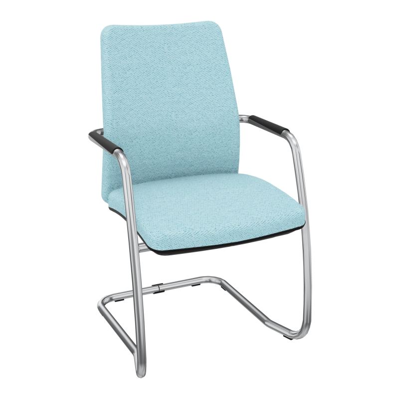 ISABEL LOT 2 CHAISES LUGE HAUT DOSSIER TISSU BF SQ