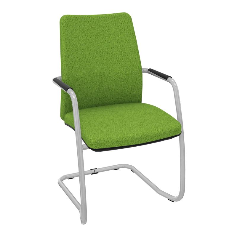 ISABEL LOT 2 CHAISES LUGE HAUT DOSSIER TISSU BK SB
