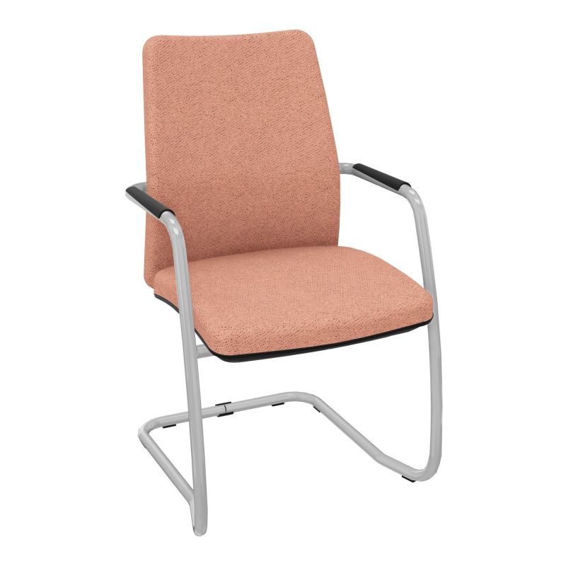 ISABEL LOT 2 CHAISES LUGE HAUT DOSSIER TISSU BL SB
