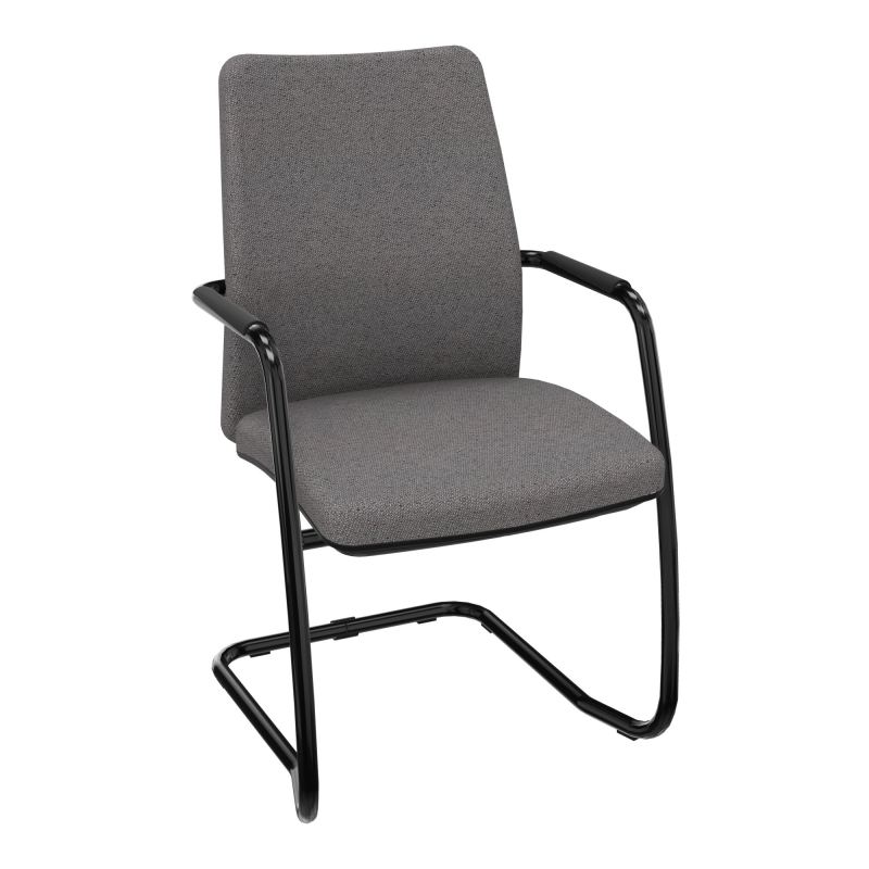 ISABEL LOT 2 CHAISES LUGE HAUT DOSSIER TISSU BN SG