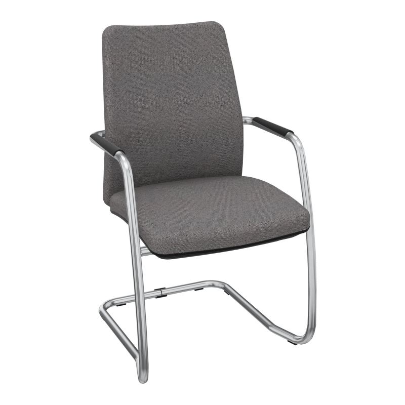 ISABEL LOT 2 CHAISES LUGE HAUT DOSSIER TISSU BN SQ