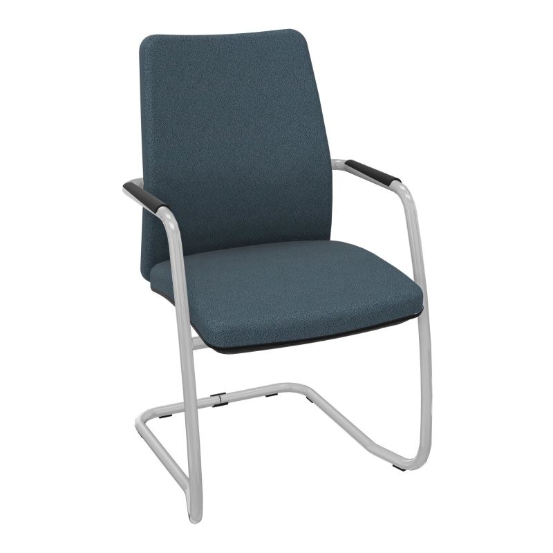 ISABEL LOT 2 CHAISES LUGE HAUT DOSSIER TISSU KA SB