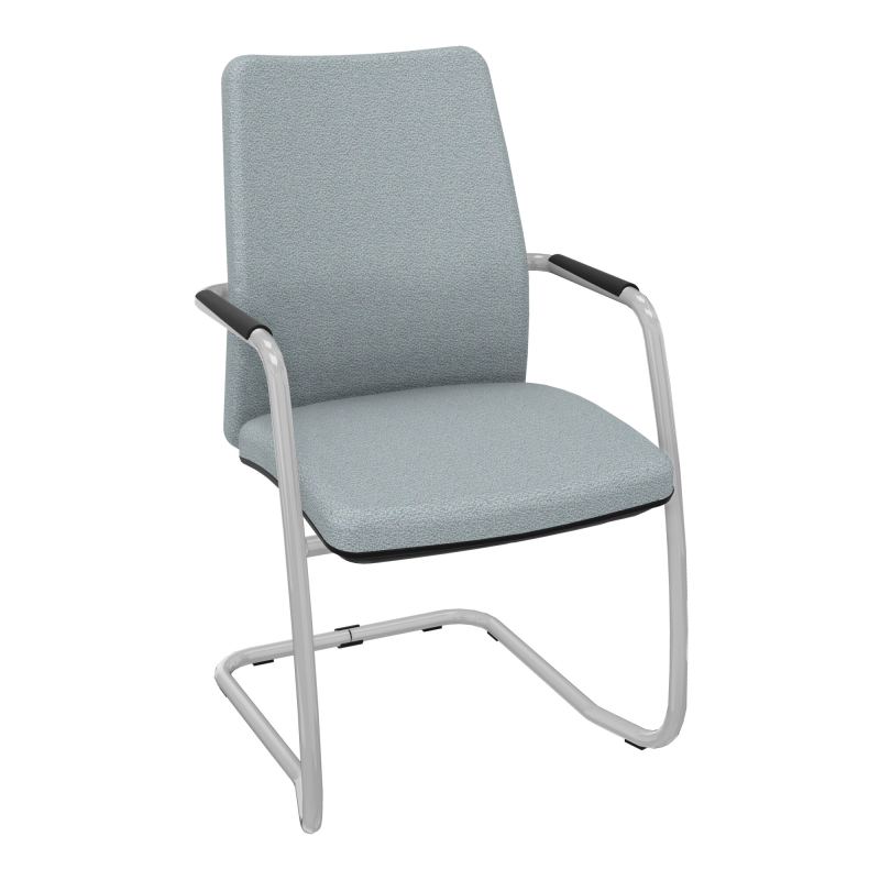 ISABEL LOT 2 CHAISES LUGE HAUT DOSSIER TISSU KD SB