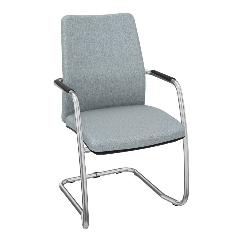 ISABEL LOT 2 CHAISES LUGE HAUT DOSSIER TISSU KD SQ
