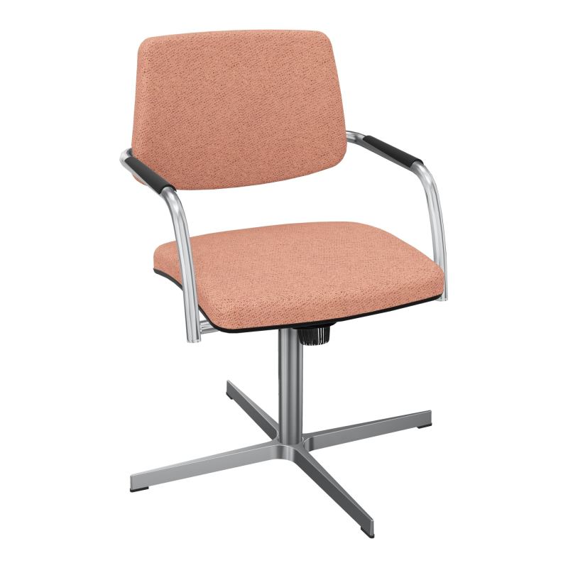 ISABEL SIEGE BD TISSU 4 BRANCHES RETOUR POINT FIXE MECANISME BASCULANT CENTRE BL SQ