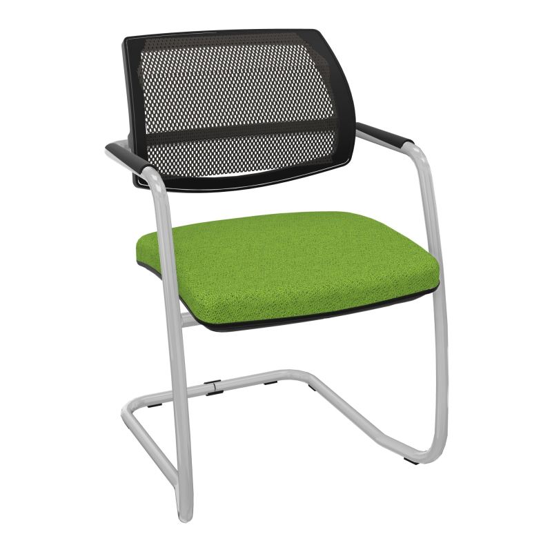 ISABEL LOT 2 CHAISES LUGE BAS DOSSIER RESILLE /ASS.TISSU BK SB IN