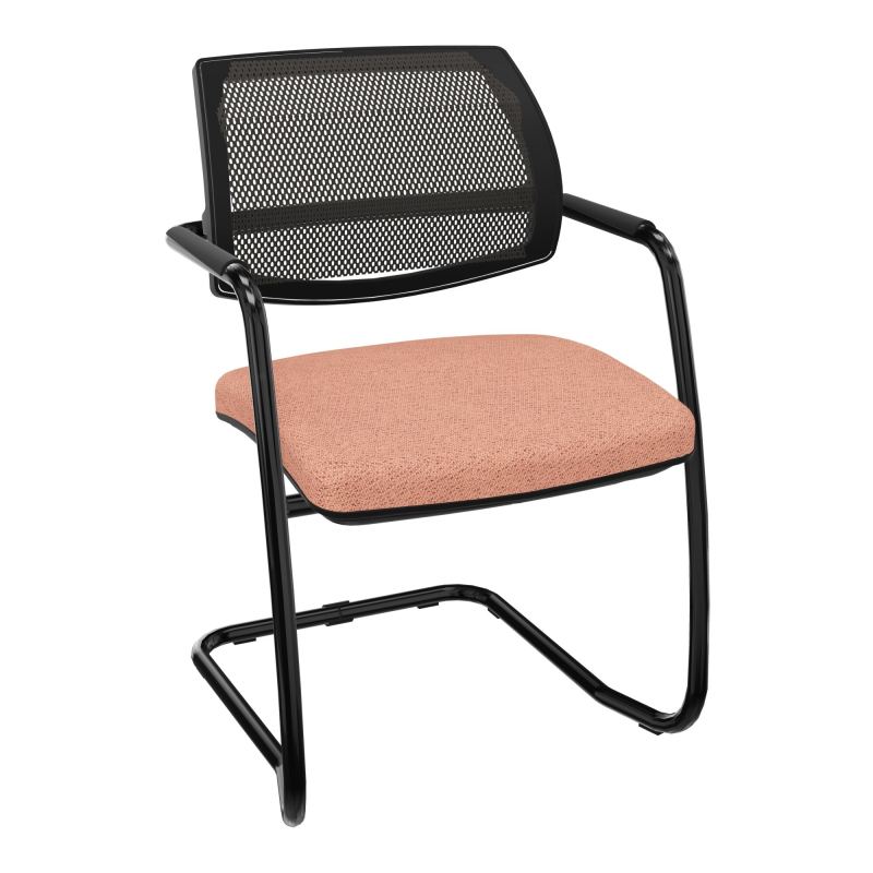 ISABEL LOT 2 CHAISES LUGE BAS DOSSIER RESILLE /ASS.TISSU BL SG IN