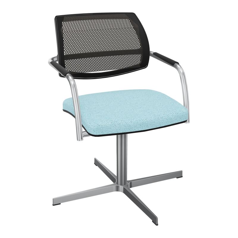 ISABEL SIEGE BD RESILLE 4 BRANCHES RETOUR POINT FIXE SANS MECANISME ASS.TISSU BF SQ IN