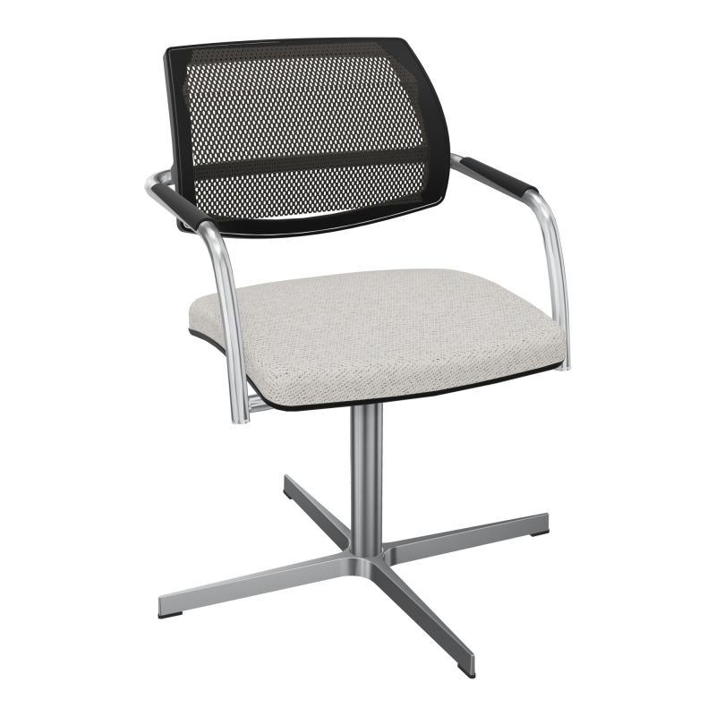 ISABEL SIEGE BD RESILLE 4 BRANCHES RETOUR POINT FIXE SANS MECANISME ASS.TISSU BM SQ IN