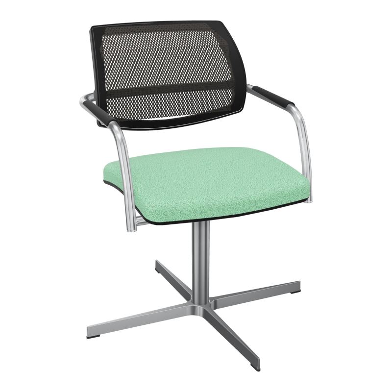ISABEL SIEGE BD RESILLE 4 BRANCHES RETOUR POINT FIXE SANS MECANISME ASS.TISSU E4 SQ IN