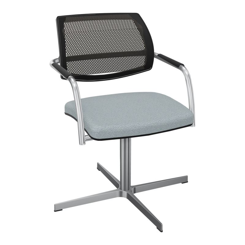 ISABEL SIEGE BD RESILLE 4 BRANCHES RETOUR POINT FIXE SANS MECANISME ASS.TISSU KD SQ IN