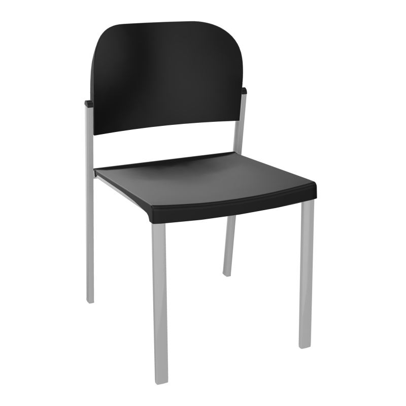 ROMY CHAISE 4P FIXES ASSISE/DOSSIER POLYPRO SANS ACCOUDOIRS  PU SB PU