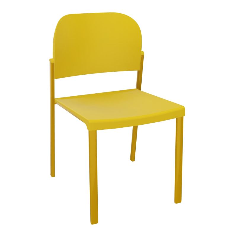 ROMY CHAISE 4P FIXES ASSISE/DOSSIER POLYPRO SANS ACCOUDOIRS  PW SX PW