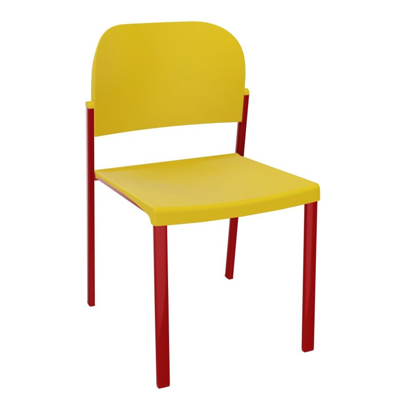 ROMY CHAISE 4P FIXES ASSISE/DOSSIER POLYPRO SANS ACCOUDOIRS  PW ZY PW
