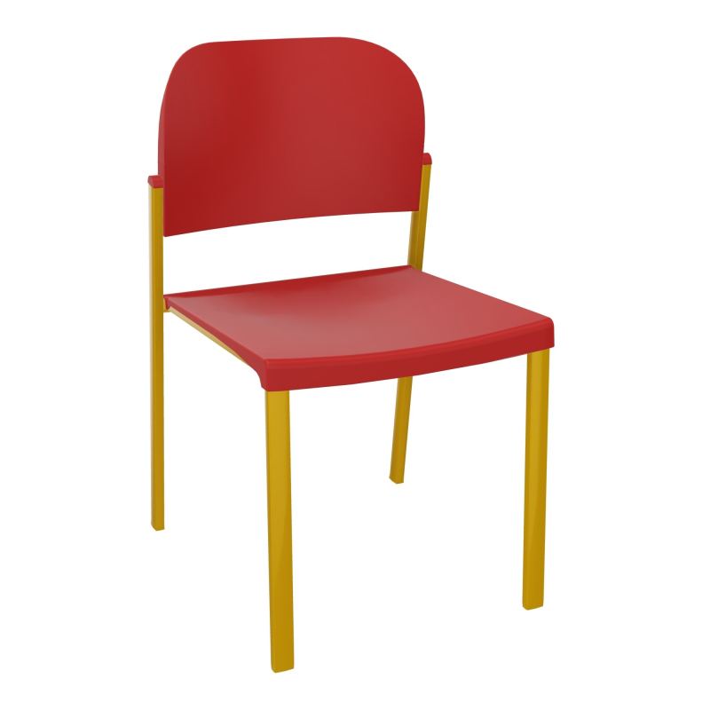 ROMY CHAISE 4P FIXES ASSISE/DOSSIER POLYPRO SANS ACCOUDOIRS  PZ SX PZ