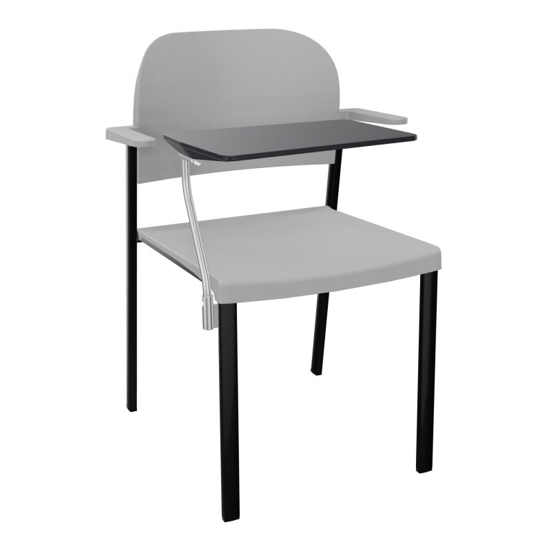 ROMY CHAISE 4P FIXES ASSISE/DOSSIER POLYPRO AVEC ACCOUDOIRS+TABLETTE NOIRE  PX SG PX