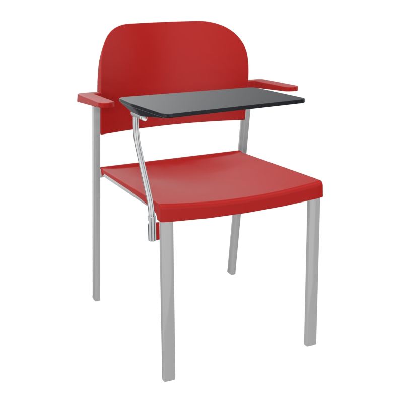 ROMY CHAISE 4P FIXES ASSISE/DOSSIER POLYPRO AVEC ACCOUDOIRS+TABLETTE NOIRE  PZ SB PZ