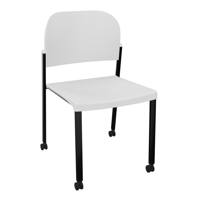 ROMY CHAISE 4P ROULT ASSISE/DOSSIER POLYPRO SANS ACCOUDOIRS  PT SG PT